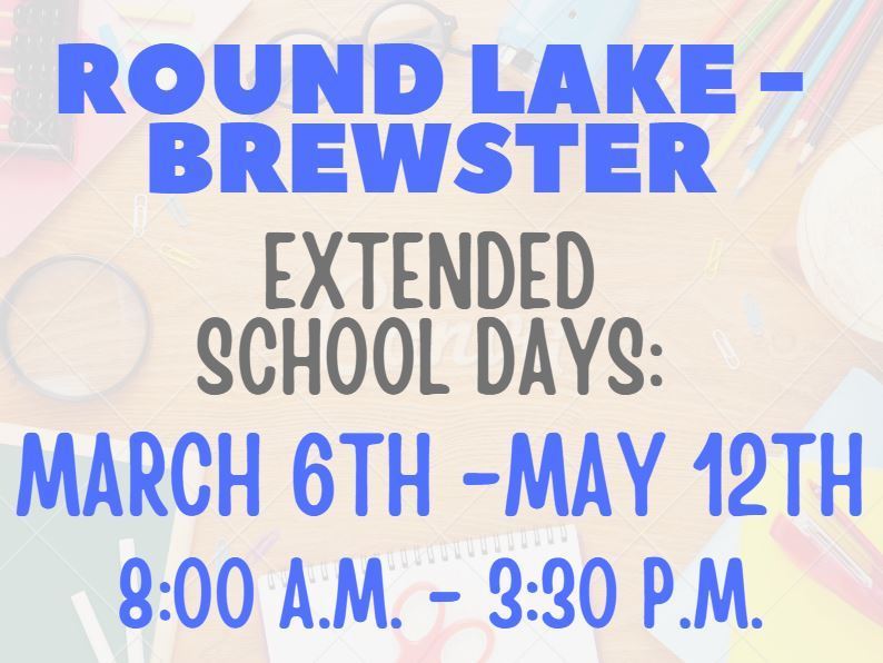 Round  Lake - Brewster Extended School Days